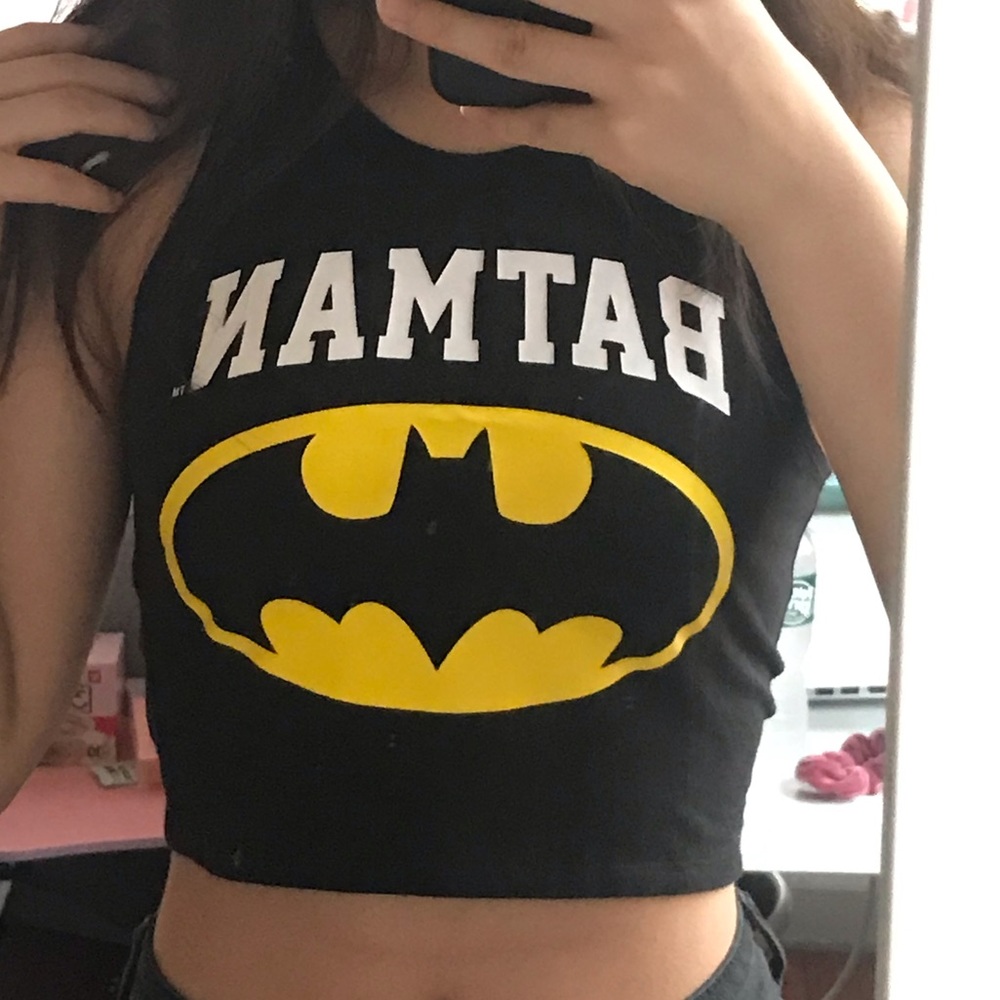 BATMAN cropped tank top